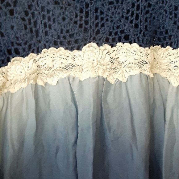 Broken Ghost boho mix media top sz xs - Picture 8 of 11